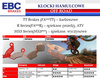 Klocki hamulcowe EBC Organic Kevlar, Sym Husky 125