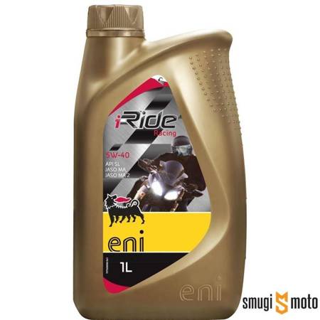 Olej silnikowy ENI (Agip) I-Ride Racing 5W40 1L (100% syntetyk, MA2, SL)